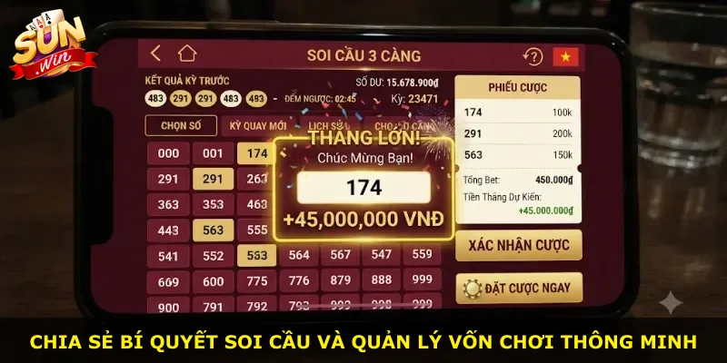 Chia sẻ bí quyết soi cầu và quản lý vốn chơi thông minh