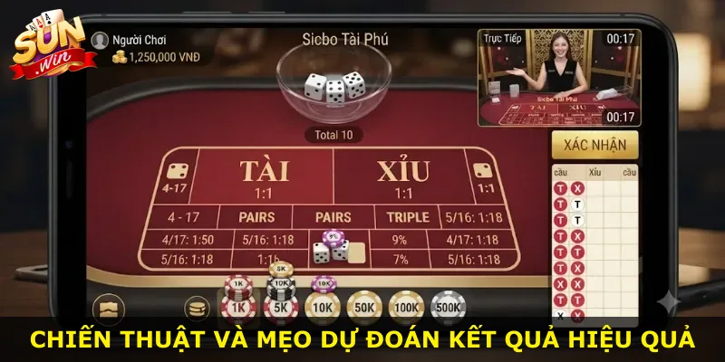Chiến thuật và mẹo dự đoán kết quả hiệu quả
