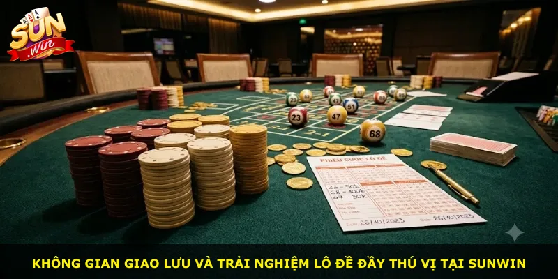 Không gian giao lưu và trải nghiệm lô đề đầy thú vị tại Sunwin