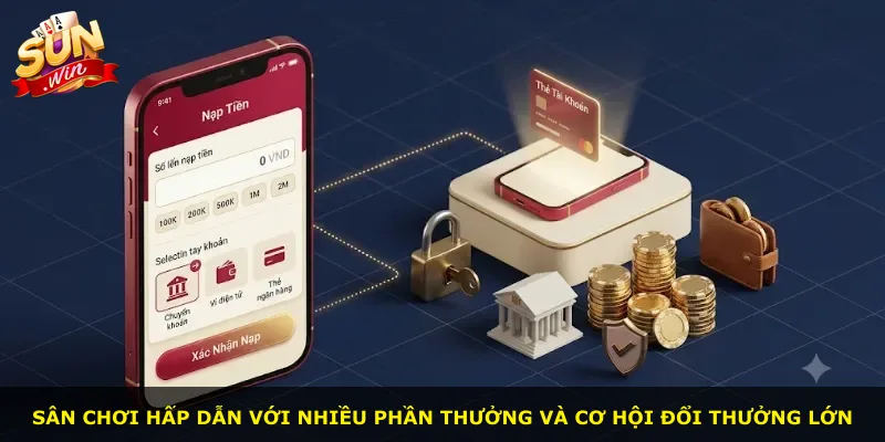 Sân chơi hấp dẫn với nhiều phần thưởng và cơ hội đổi thưởng lớn