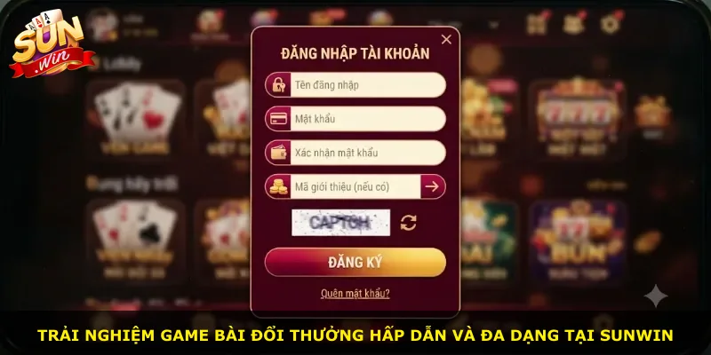 Trải nghiệm game bài đổi thưởng hấp dẫn và đa dạng tại Sunwin